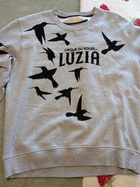 Cirque du Soleil LUZIA Hummingbird Graphic Official Sweatshirt size Medium